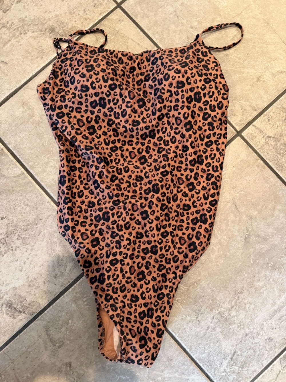 Leopard print One piece Swimsuit